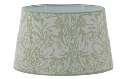 Brother Rabbit Oval Lampskärm 30cm Sage William Morris