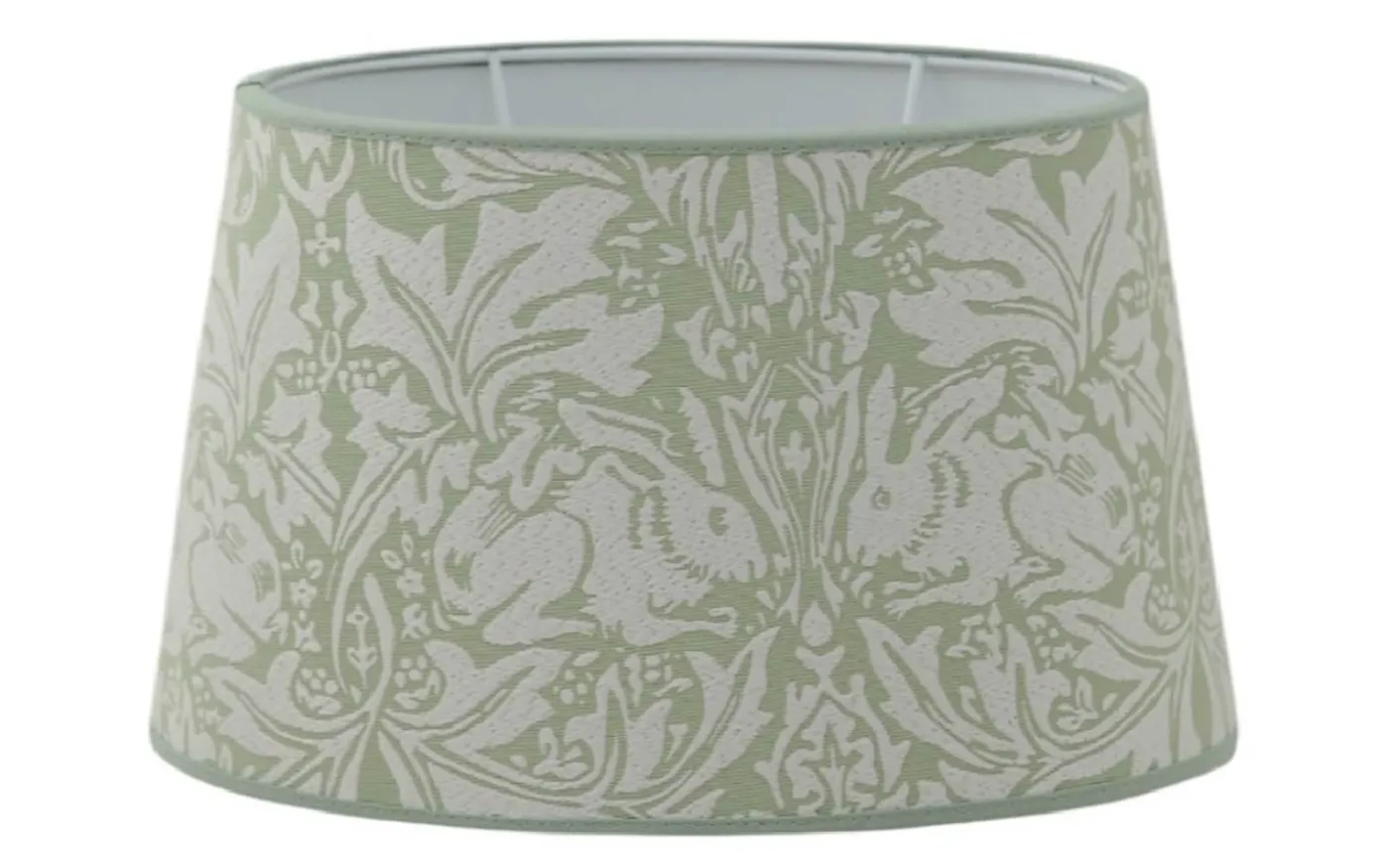 Brother Rabbit Oval Lampskärm 20cm Sage William Morris