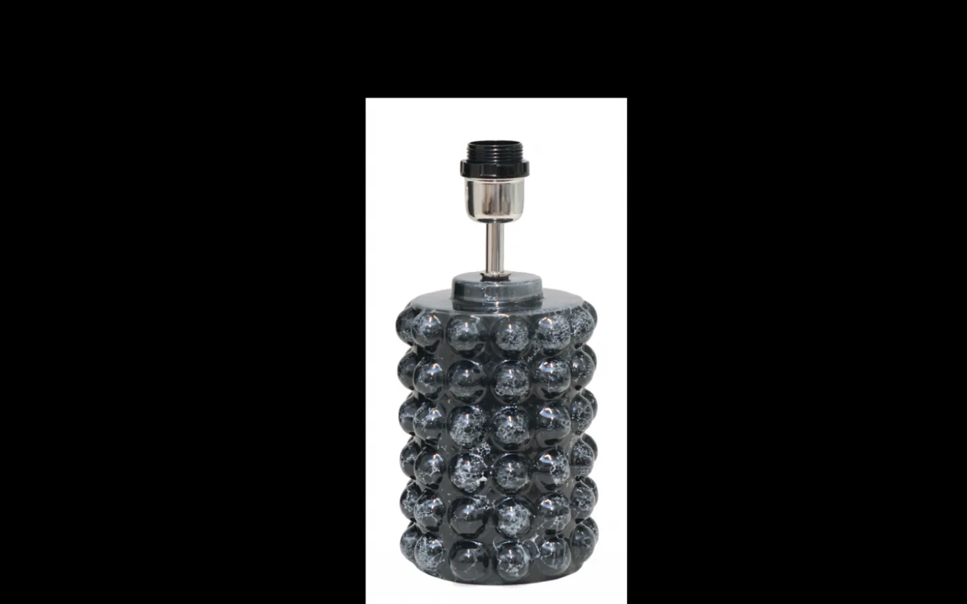 Bubbels Lampfot 29cm Black Marble