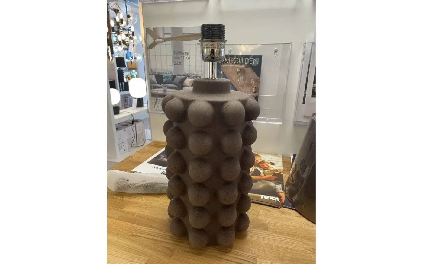 Bubbels Lampfot 49cm Espresso