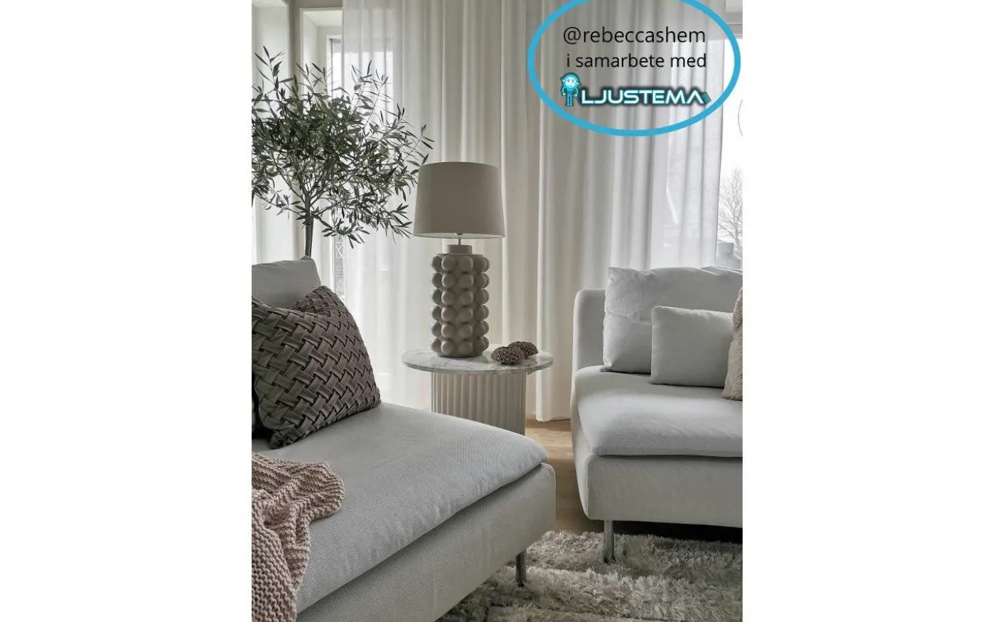 Bubbels Lampfot 49cm Griege