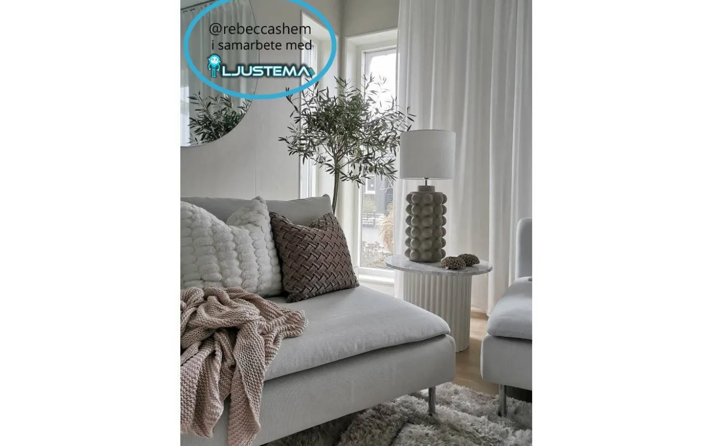 Bubbels Lampfot 49cm Griege