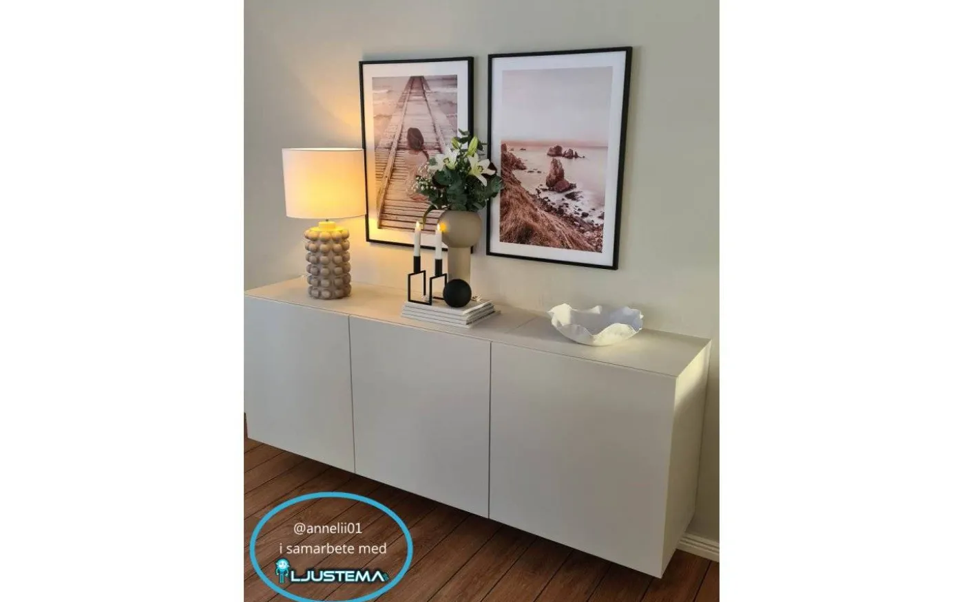 Bubbels Lampfot 38cm Griege