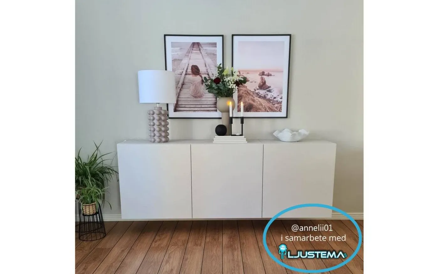 Bubbels Lampfot 38cm Griege