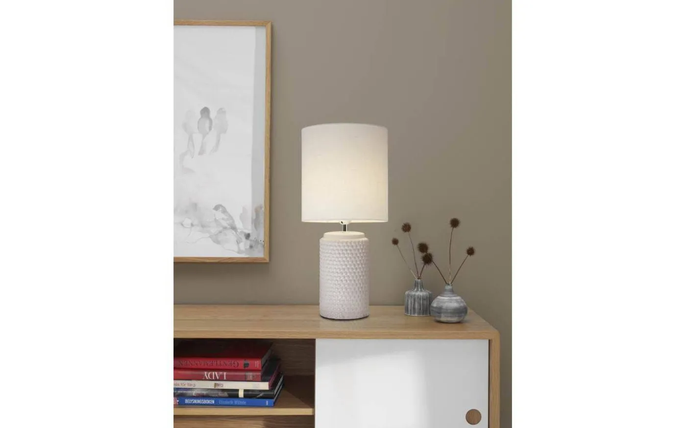 Bubble XL Bordslampa 50cm Vit/Vit