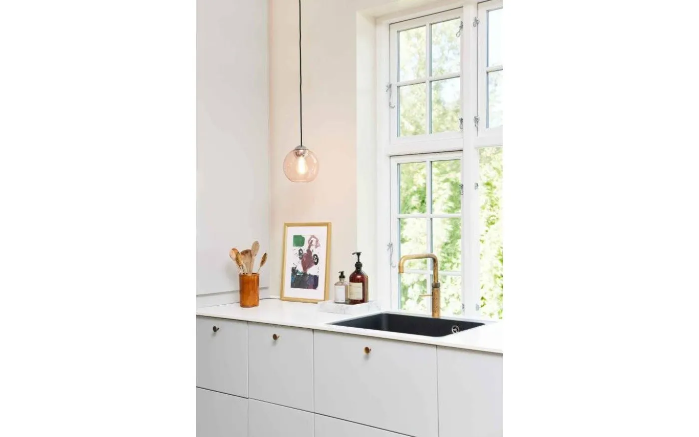 Bubbles Fönsterlampa Ø18cm Rose