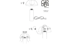 Buddy Bordslampa 36cm Blush