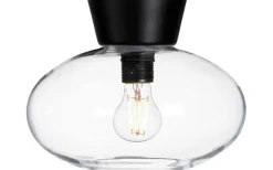 Bullo Plafond 27cm Svart/Klar