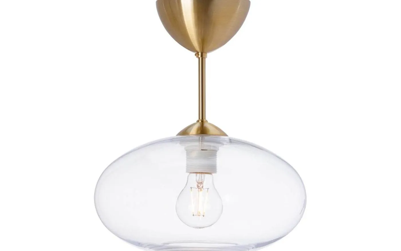 Bullo Taklampa Mässing/Klar