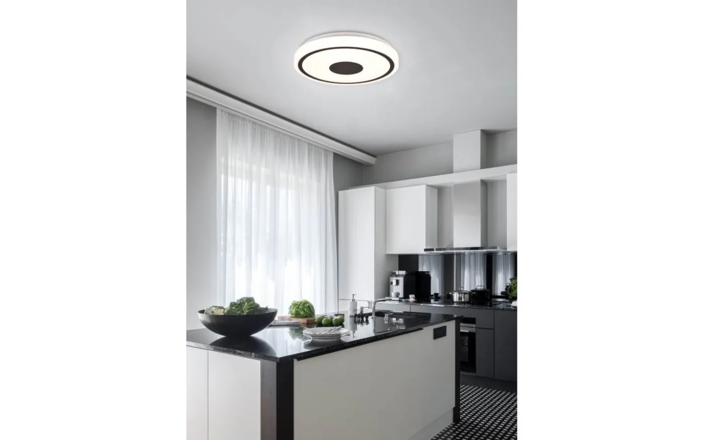 Bunda Plafond LED 34cm mattsvart