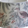 Burdett Lampskärm Ø27cm Grå Laura Ashley