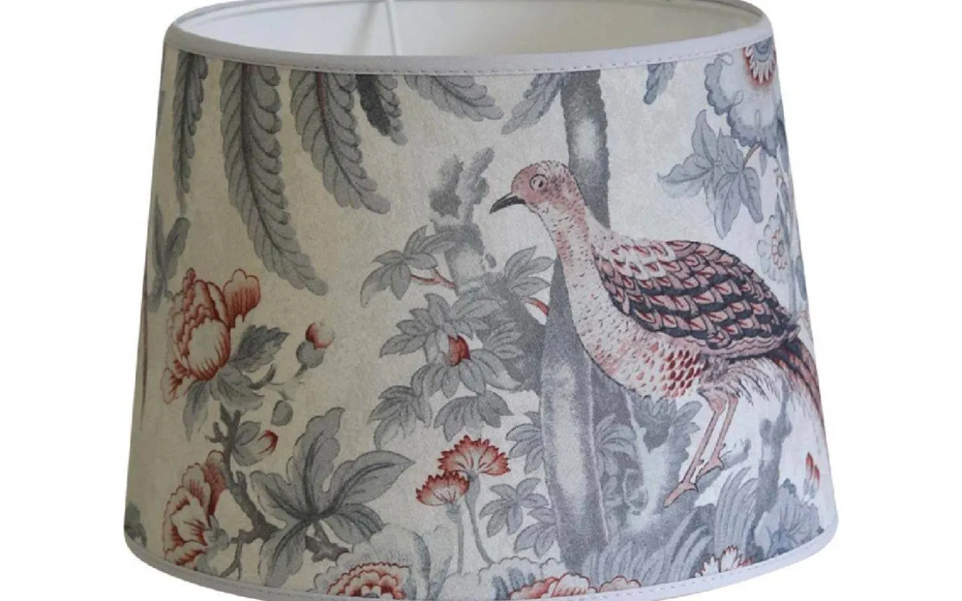 Burdett Lampskärm Ø27cm Grå Laura Ashley