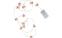 Butterfly Dew Drop Batteridriven Ljusslinga