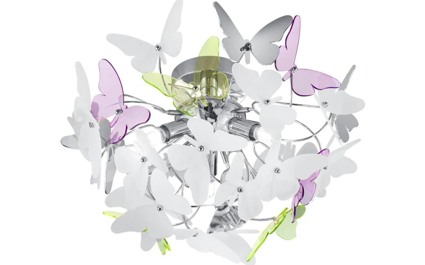 Butterfly Plafond 3xG9 flerfärgad