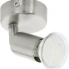 Buzz Takspotlight 6cm GU10 LED 3000K 2,8W Nickel
