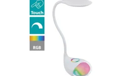 Cabado Skrivbordslampa 49cm LED RGB+5000K 2,4W Vit
