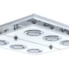 Cabo Plafond 34cm Krom