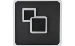 Cadegal Plafond 20cm LED 4000K 8W Svart