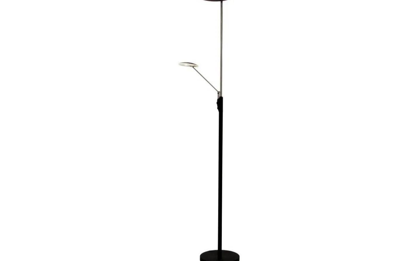 Cadiz Golvlampa 186cm LED 28W+5W 3000K Svart/Stål