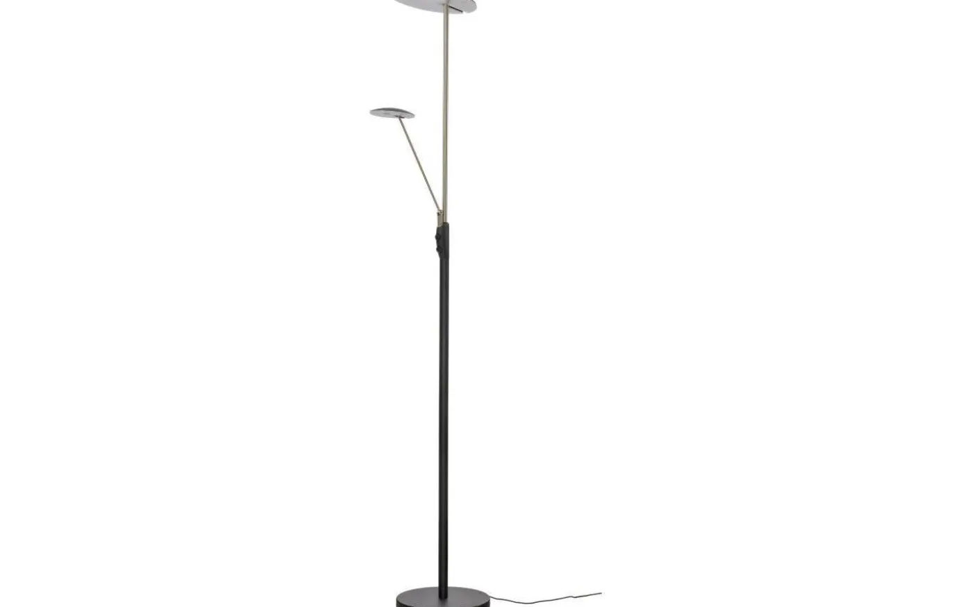 Cadiz Golvlampa 186cm LED 28W+5W 3000K Svart/Stål