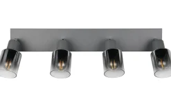 Cadiz Spotlight 4-delad E14 antracit/förkromad