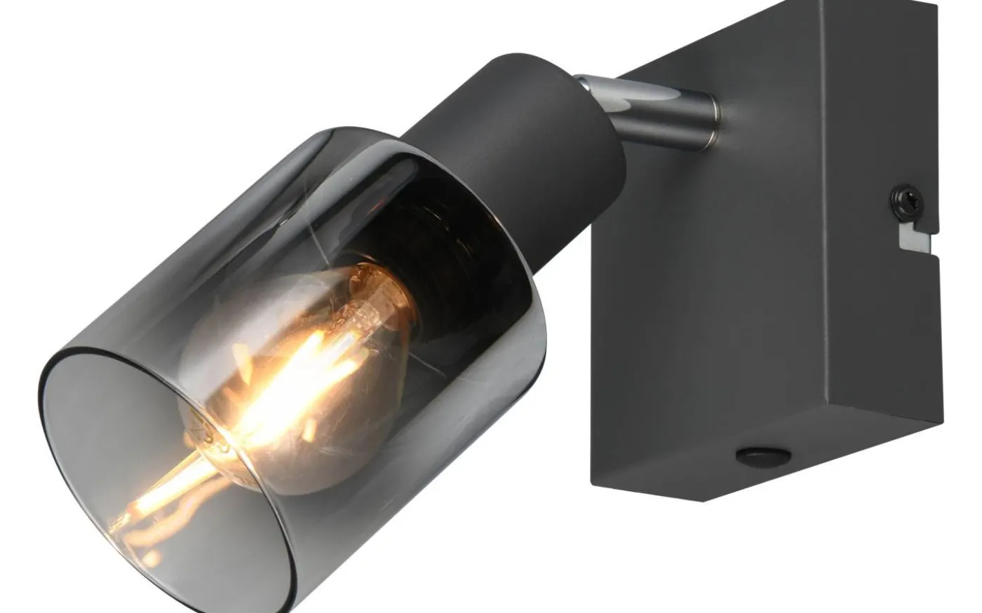 Cadiz Spotlight E14 antracit/förkromad