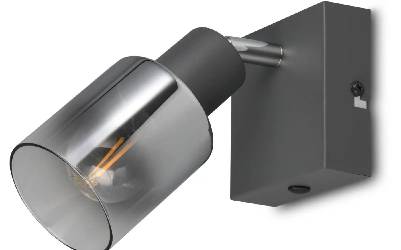 Cadiz Spotlight E14 antracit/förkromad