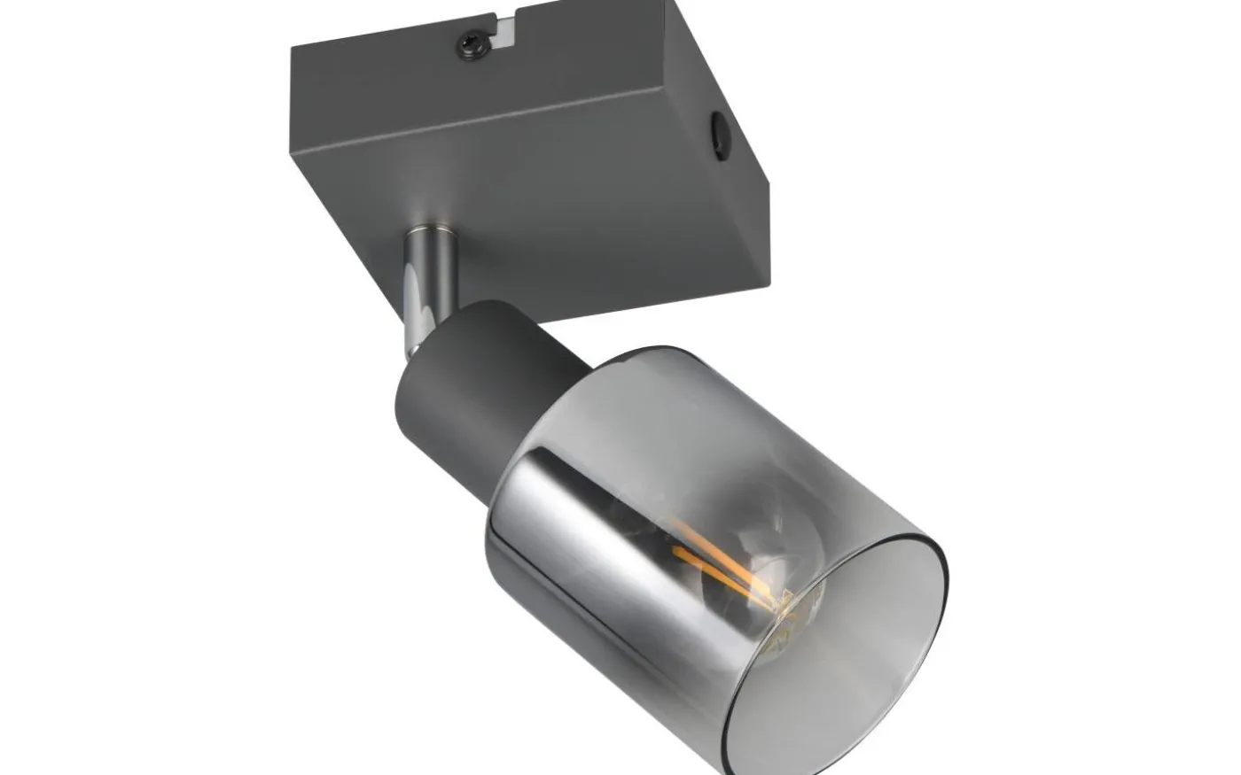 Cadiz Spotlight E14 antracit/förkromad