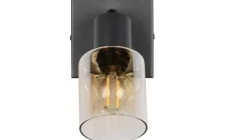 Cadiz Spotlight E14 matt svart/bärnsten