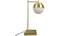 Caen Bordslampa 45cm Opal/Mässing