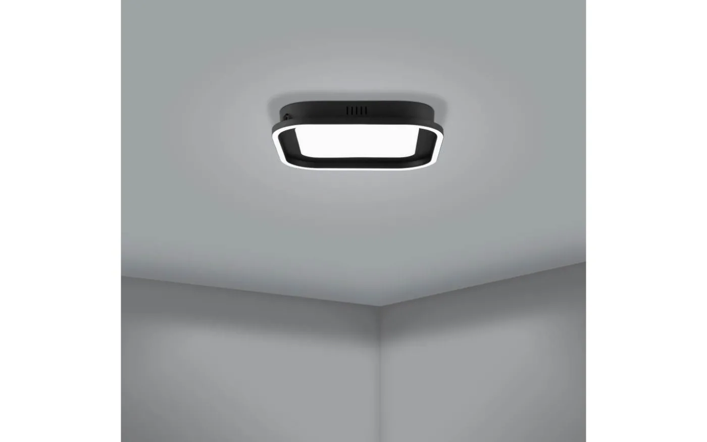 Calagrano Plafond 37,5cm LED 3000-6500K 21W med Fjärrkontroll Svart