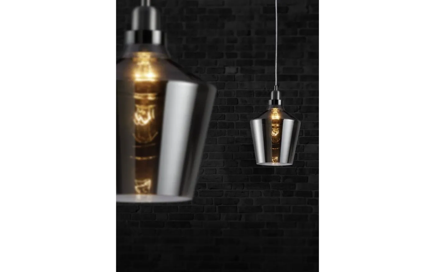 Calas Fönsterlampa 20cm rökfärgad