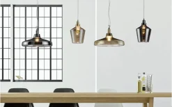 Calas Fönsterlampa 20cm rökfärgad