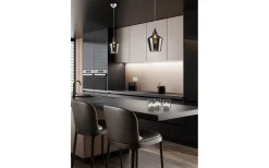 Calas Fönsterlampa 20cm rökfärgad