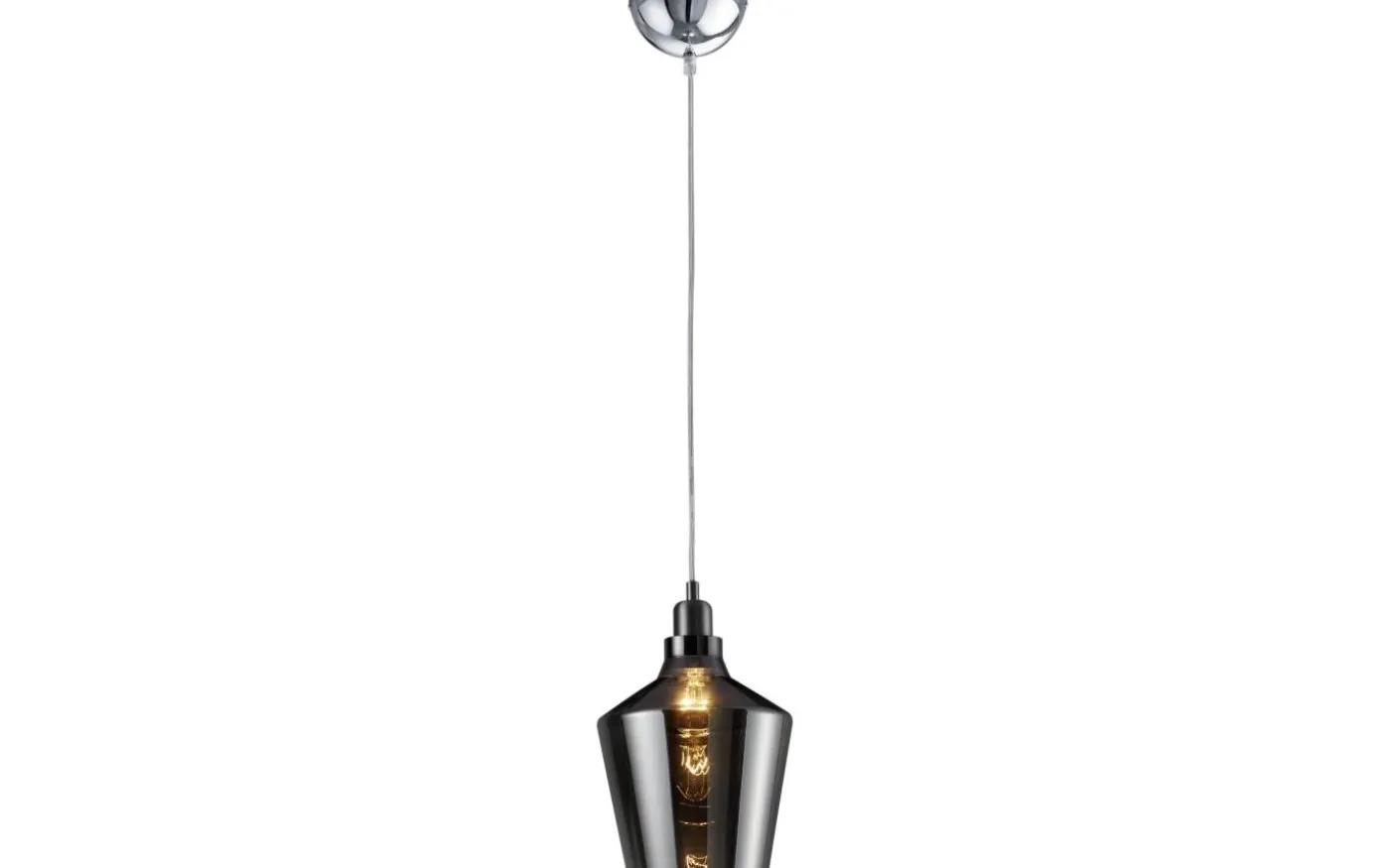 Calas Fönsterlampa 20cm rökfärgad