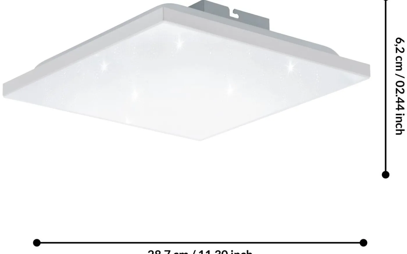 Calemar-S Plafond 29cm LED 4000K 8,5W Vit