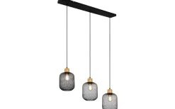 Calimero Takpendel 3-delad E27 mattsvart