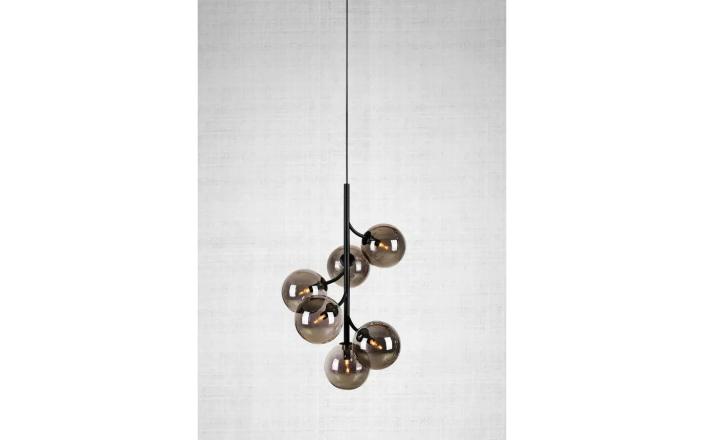 Callisto Taklampa 45cm 6L Svart/Rök