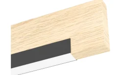 Camacho Vägglampa 44cm LED 3000K 8,5W Svart/Ek