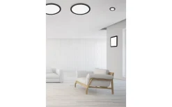 Camillus Plafond LED 40x40cm mattsvart IP44