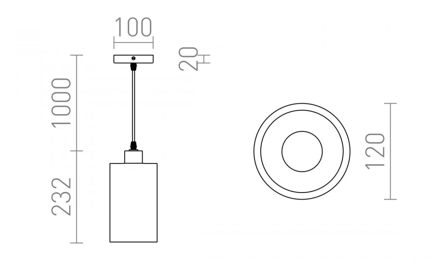 Camino Fönsterlampa 12cm Terazzo Dekor