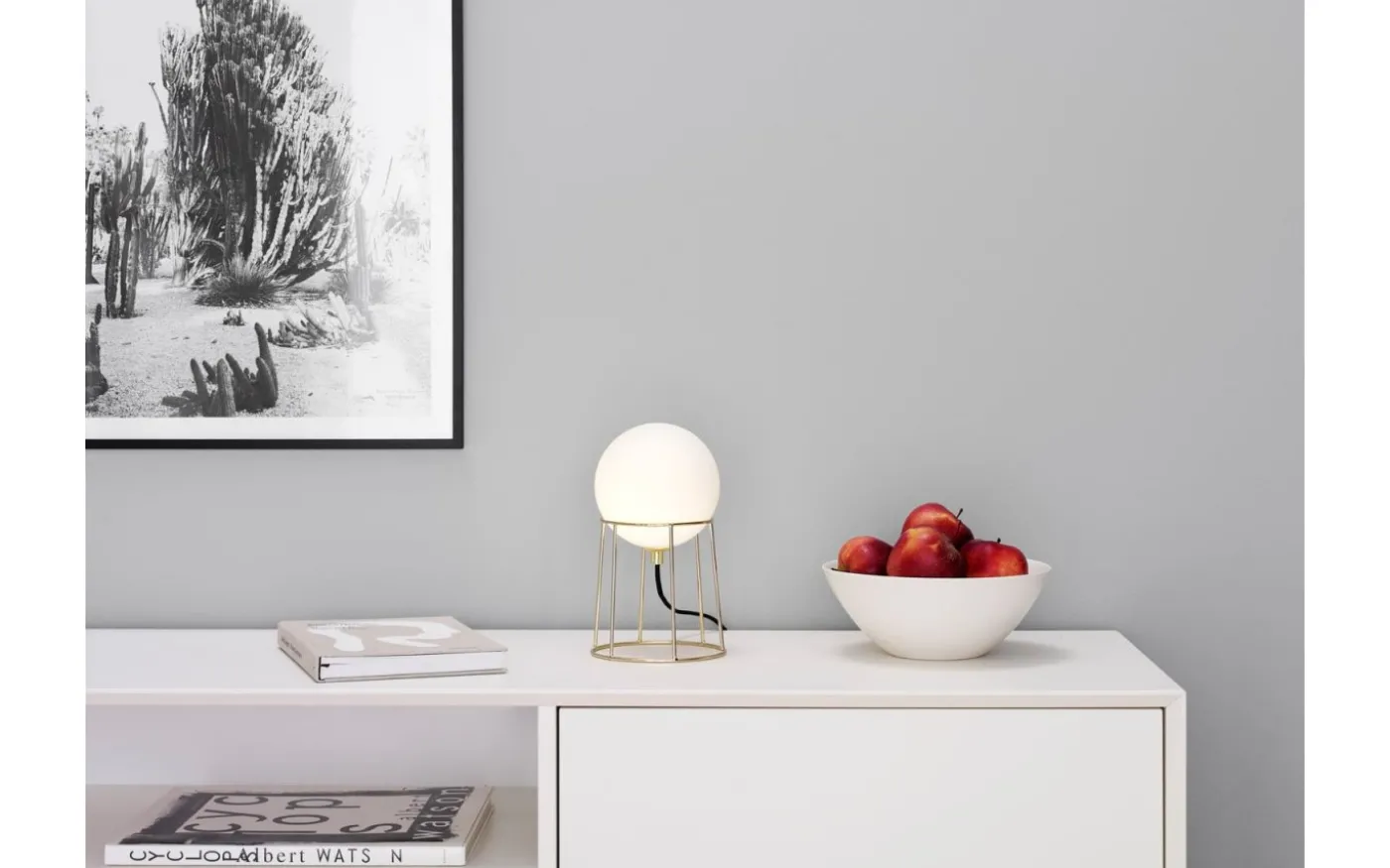 Campus Opal Bordslampa 26cm Mässing