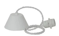 Canberra Upphänge E27 1,2m Twistad Vit