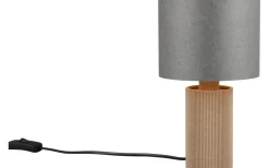 Canio Bordslampa 27cm E27 trä/grå