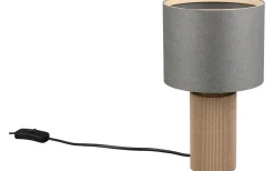 Canio Bordslampa 27cm E27 trä/grå