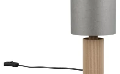 Canio Bordslampa 27cm E27 trä/grå