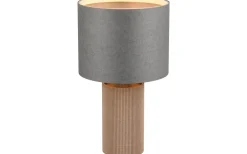 Canio Bordslampa 27cm E27 trä/grå