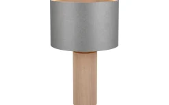 Canio Bordslampa 48cm E27 trä/grå