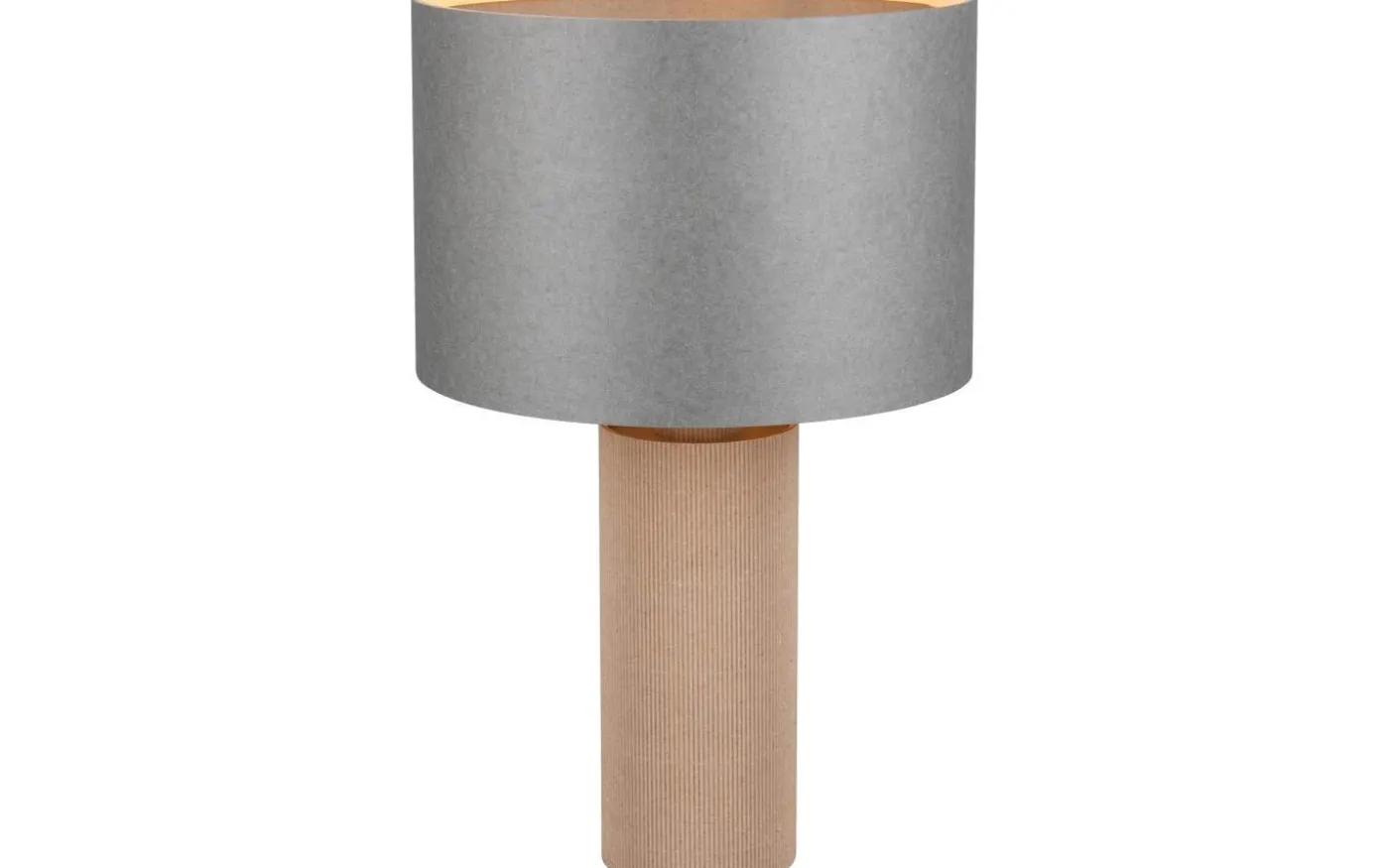 Canio Bordslampa 48cm E27 trä/grå