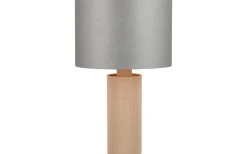 Canio Bordslampa 48cm E27 trä/grå